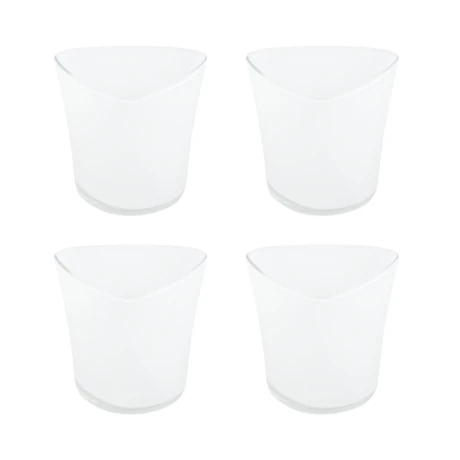 Set de 4 vasos triangulares Set de 4 vasos triangulares