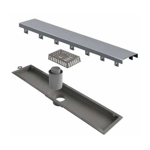 Receptaculo tapa acero inoxidable 50cm salida central Versatile Receptaculo Tapa Acero Inoxidable 50cm Salida Central Versatile