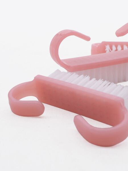 CEPILLO UÑAS SET X 4 ROSADO