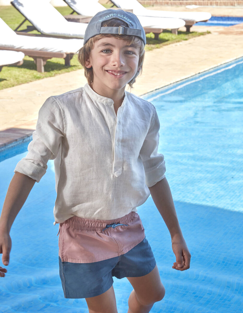 Bañador Contrastes - Rosa Medio 