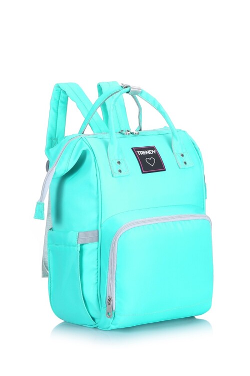 Mochila Maternal Trendy Verde aqua