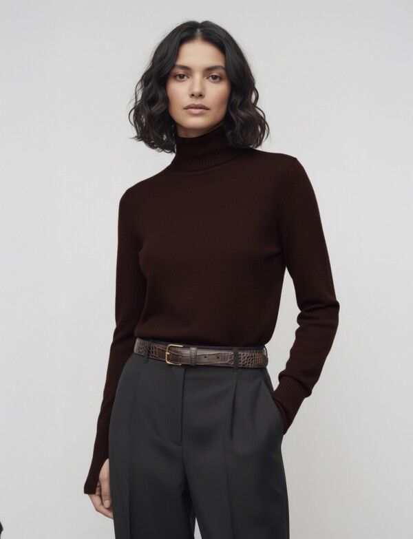 Polera Basica MARRON