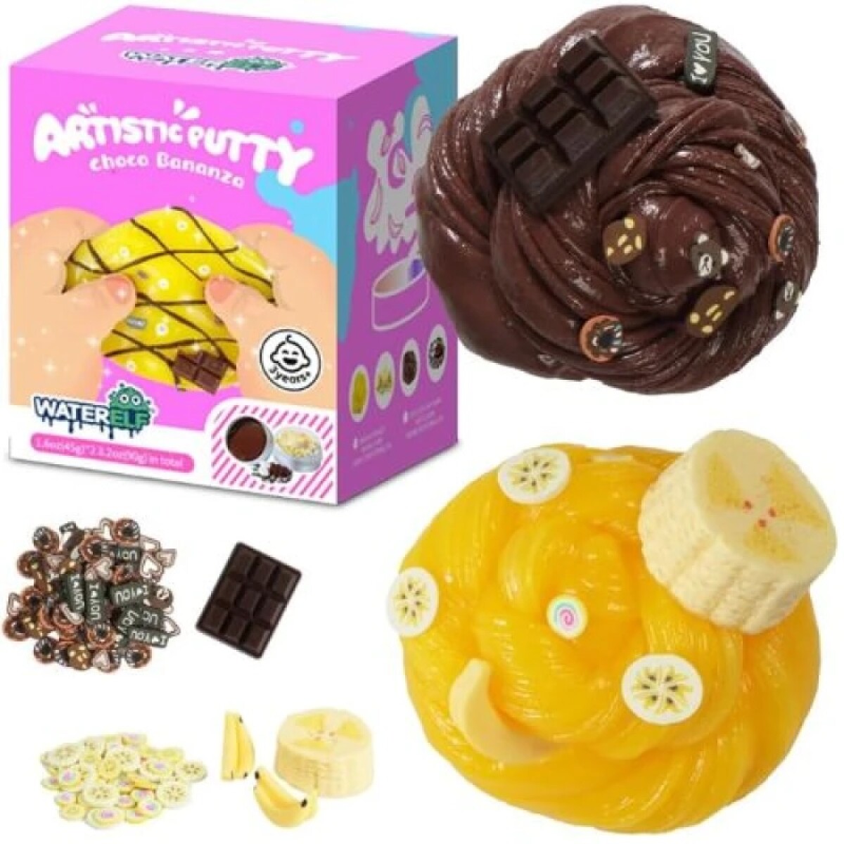 SLIME con Toppings - Choco Bananza 