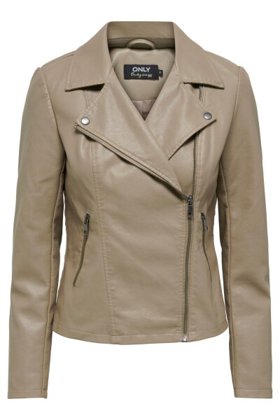 Chaqueta Newmelisa Efecto Piel Weathered Teak