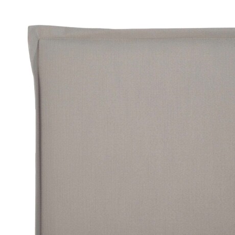 RESPALDO SUPER KING TELA GRIS ZOE
