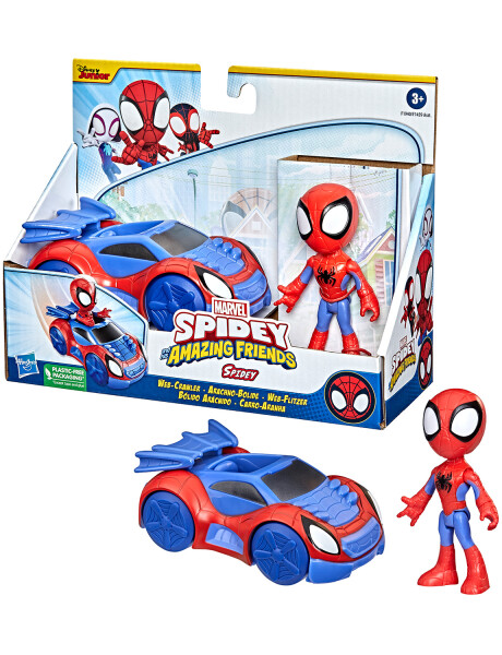 Figura y vehículo Spidey and His Amazing Friends Hasbro Spidey
