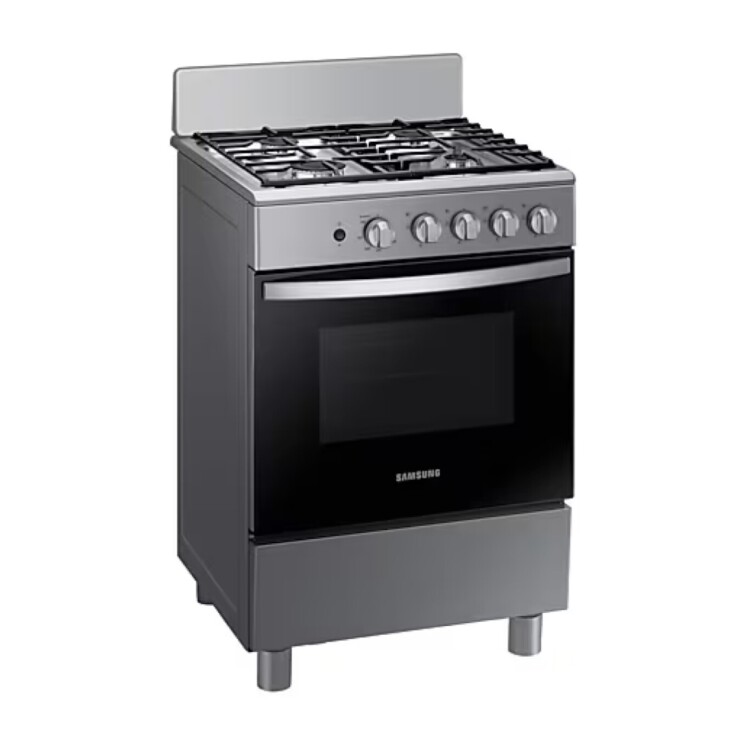 Cocina a Gas Samsung NX4000BM 4 Hornallas con Quemador Rápido Black