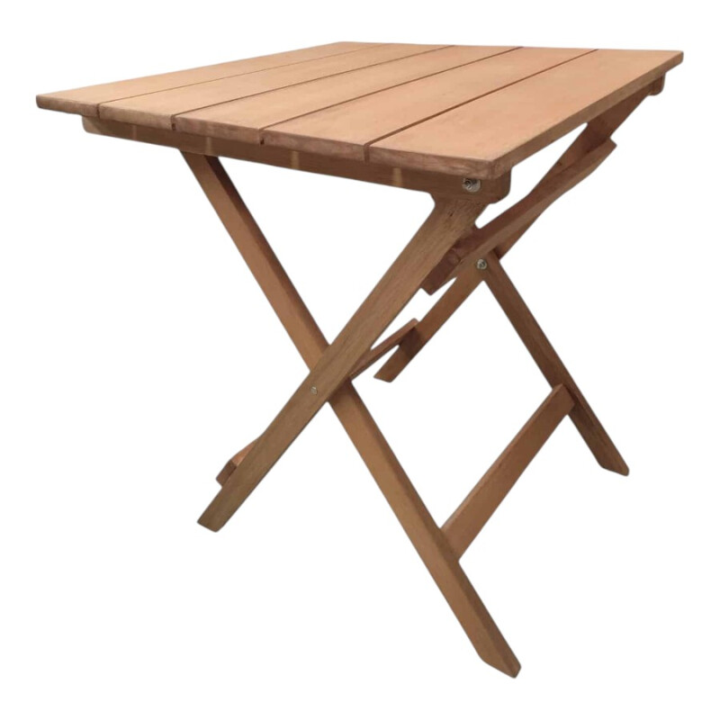 Mesa Plegable Cuadrada Eucaliptus 70x70 cm Mesa Plegable Cuadrada Eucaliptus 70x70 cm