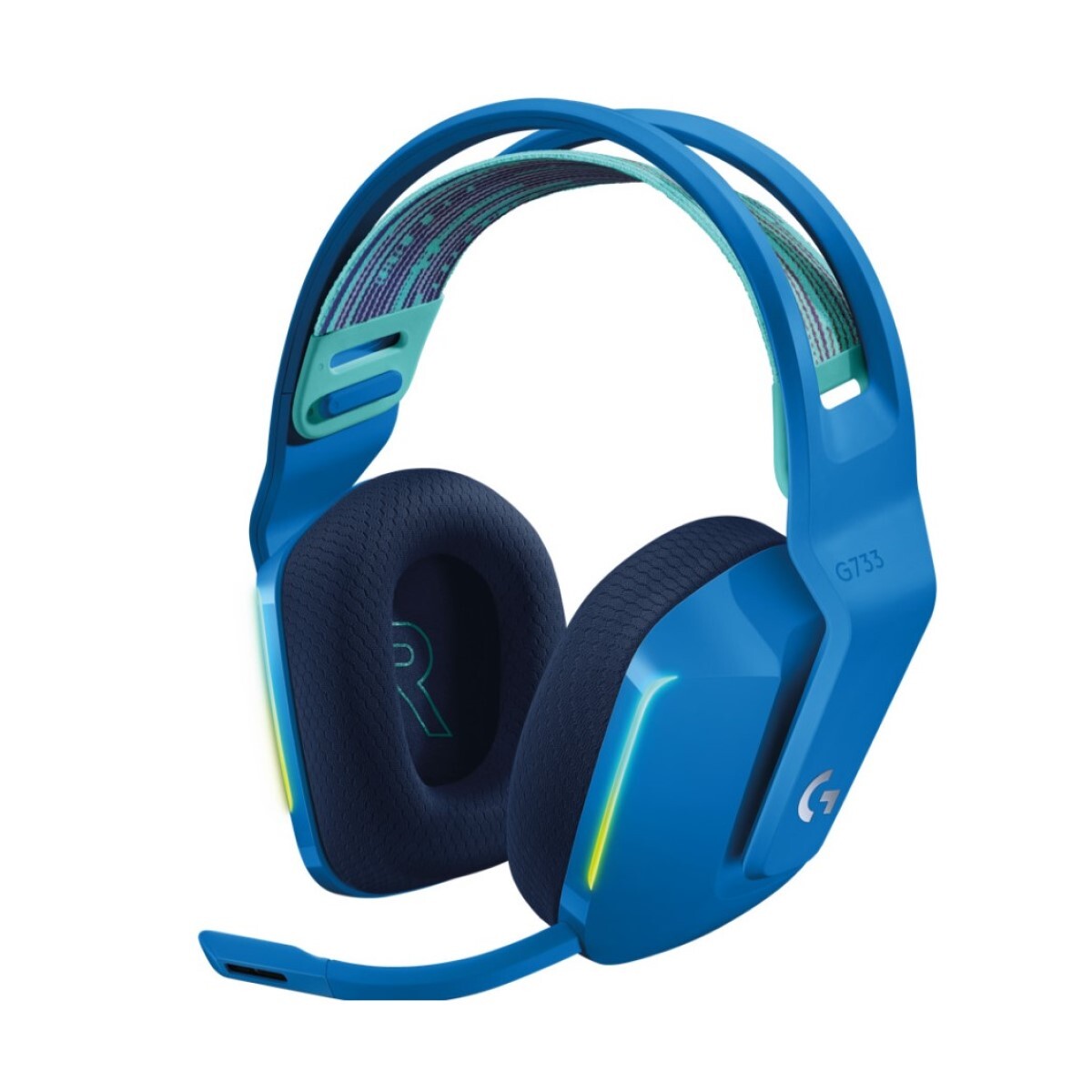 Auriculares Gamer Inalámbricos Logitech G733 Gaming Headset con Micrófono | RGB - Azul 