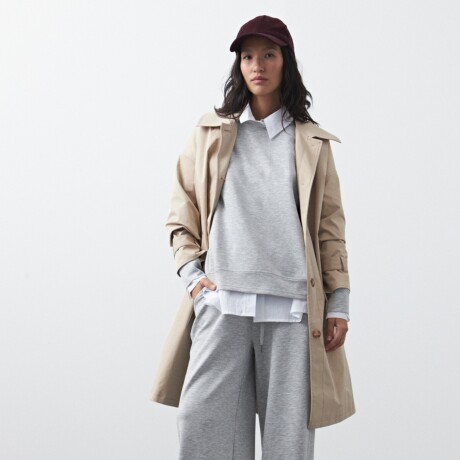 BUZO MERCADER Gris Melange