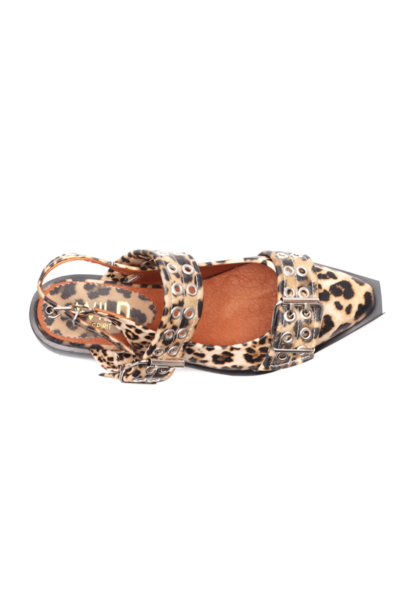 Sandalia Pekin Leopardo