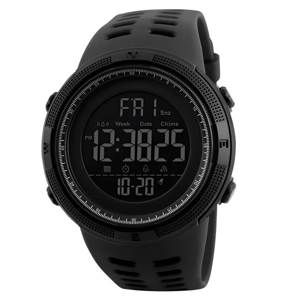 Reloj Deportivo Digital Resistente Al Agua Skmei 1251 Color Negro