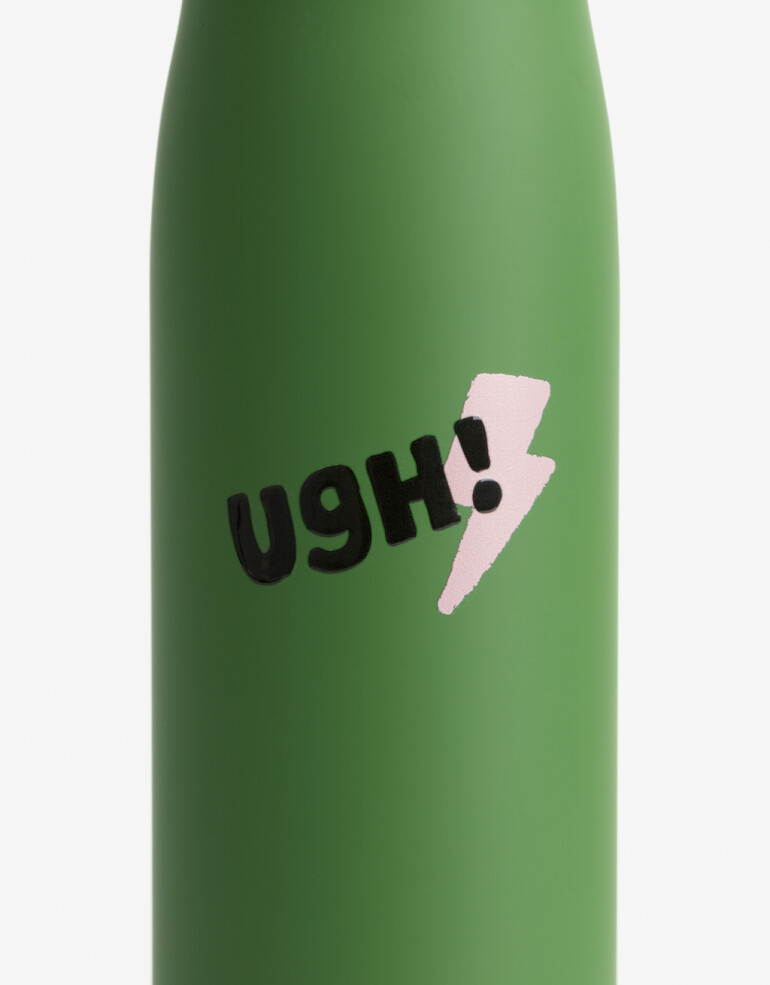 Artículos cocina Botellas Botella Metálica Estampada - Verde Esmeralda