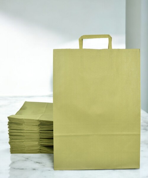 Pack x 50 - bolsa 30x12x41 cm VERDE CARDAMOMO