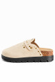 Zueco Bettina con tachas BT408 Beige