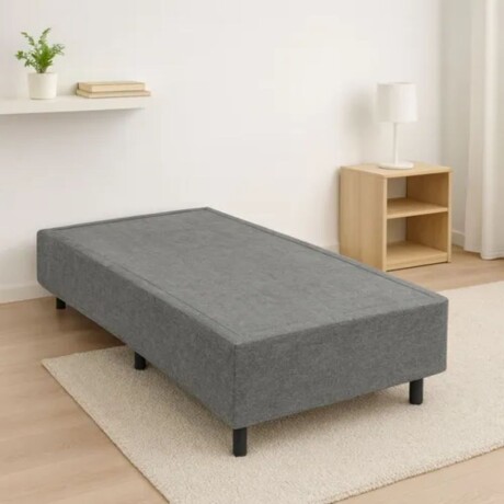 Box Plaza Y Media 110x190 cm Gris