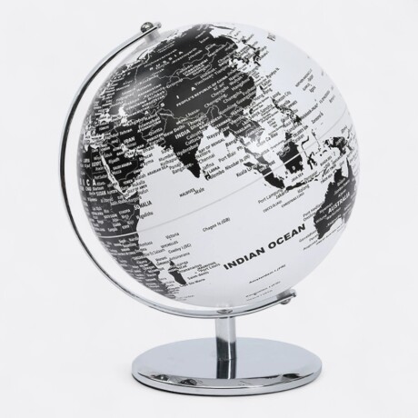 Globo Terraqueo Grande Blanco