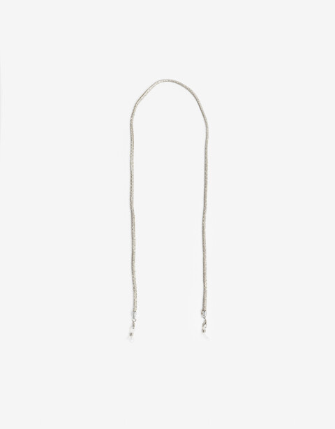 Estuches Anteojos Strass Tira De Anteojos De Strass. - Plateado