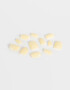 Nail Art Unbothered Uñas Postizas Amarillo Pastel Cuadradas - Amarillo Claro