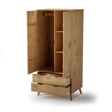 Ropero 2 Puertas 2 Cajones Linea Dubli­n Marron
