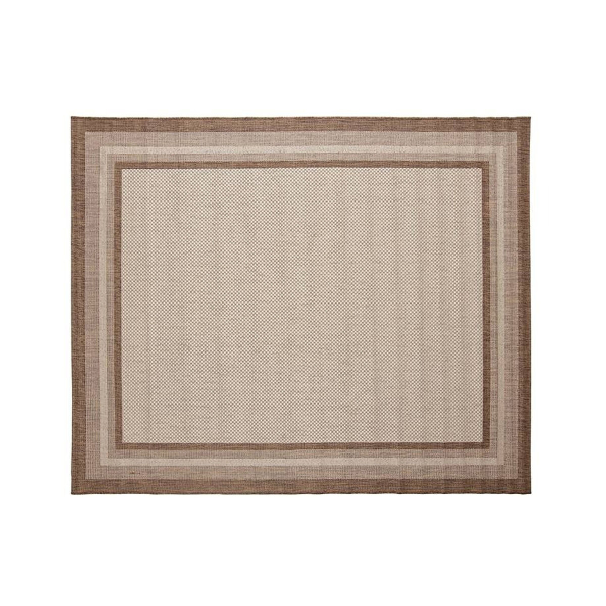 Alfombra Clásica Eco-Nature - Moldura | 1,50x2,00m - Marrón 