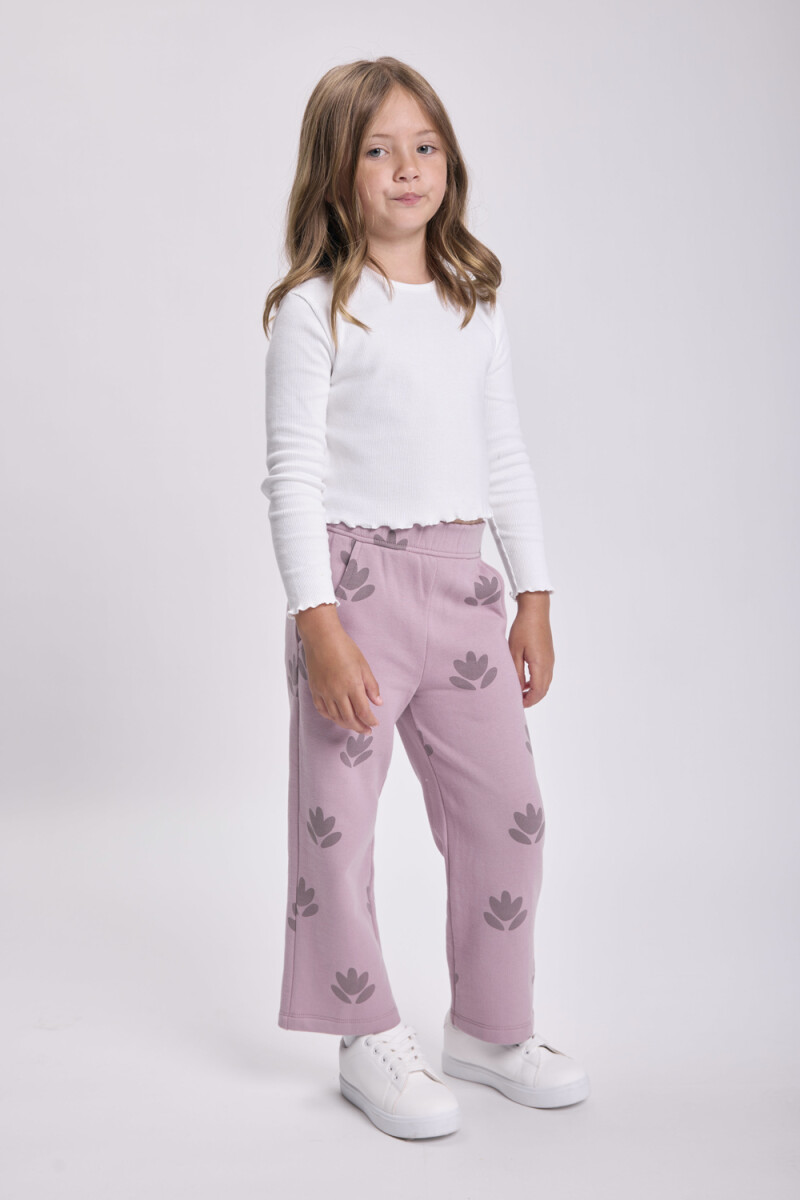 Remera rib crop - Blanco 