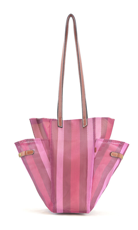 BOLSA MATERA AFRODITA FUCSIA TANNAT Y GUINDA