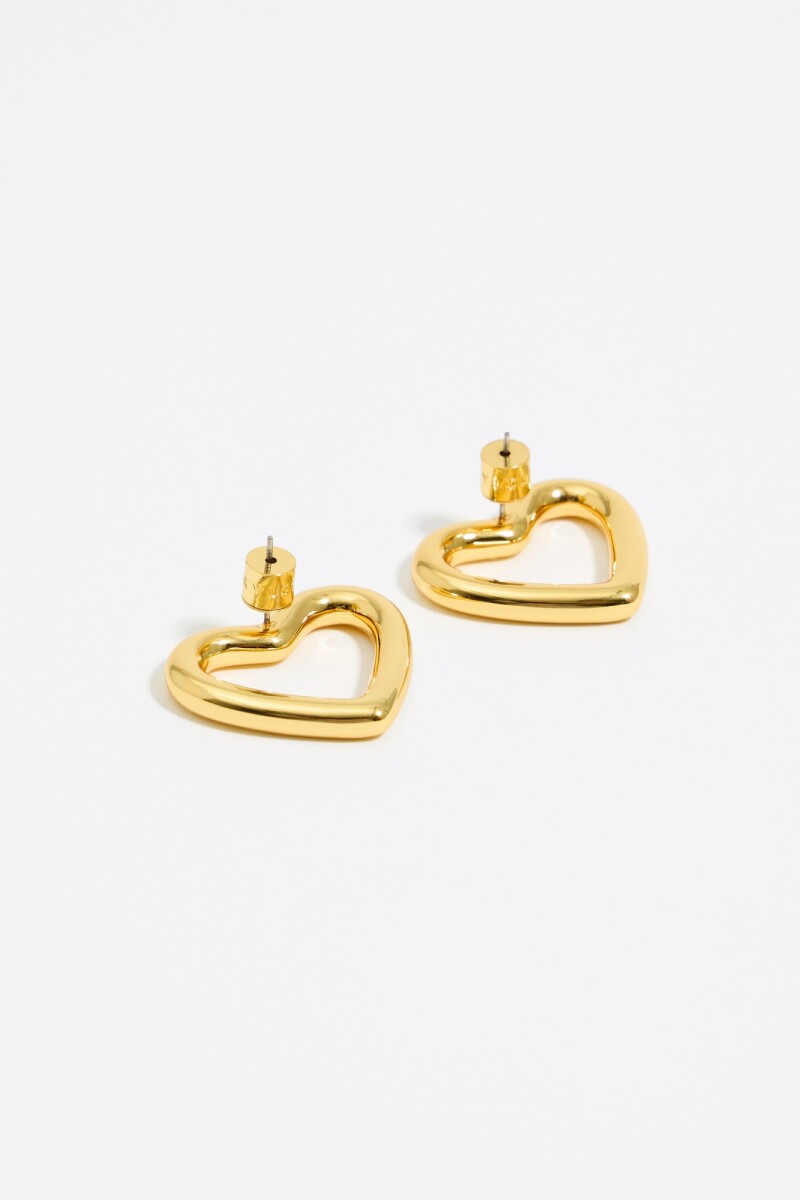 PENDIENTES CORAZÓN MEDIANO Oro