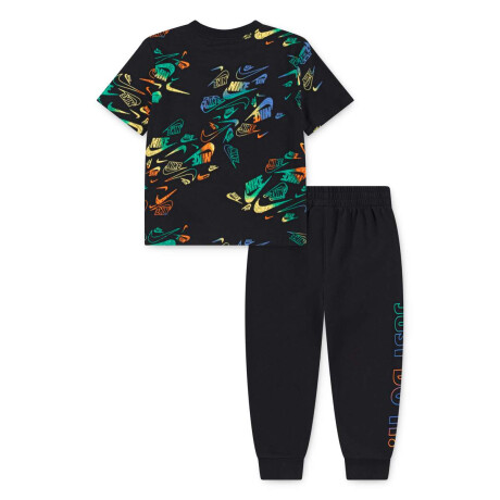 Pantalón Largo Nike Sportswear Reveal Aop de Niño Negro