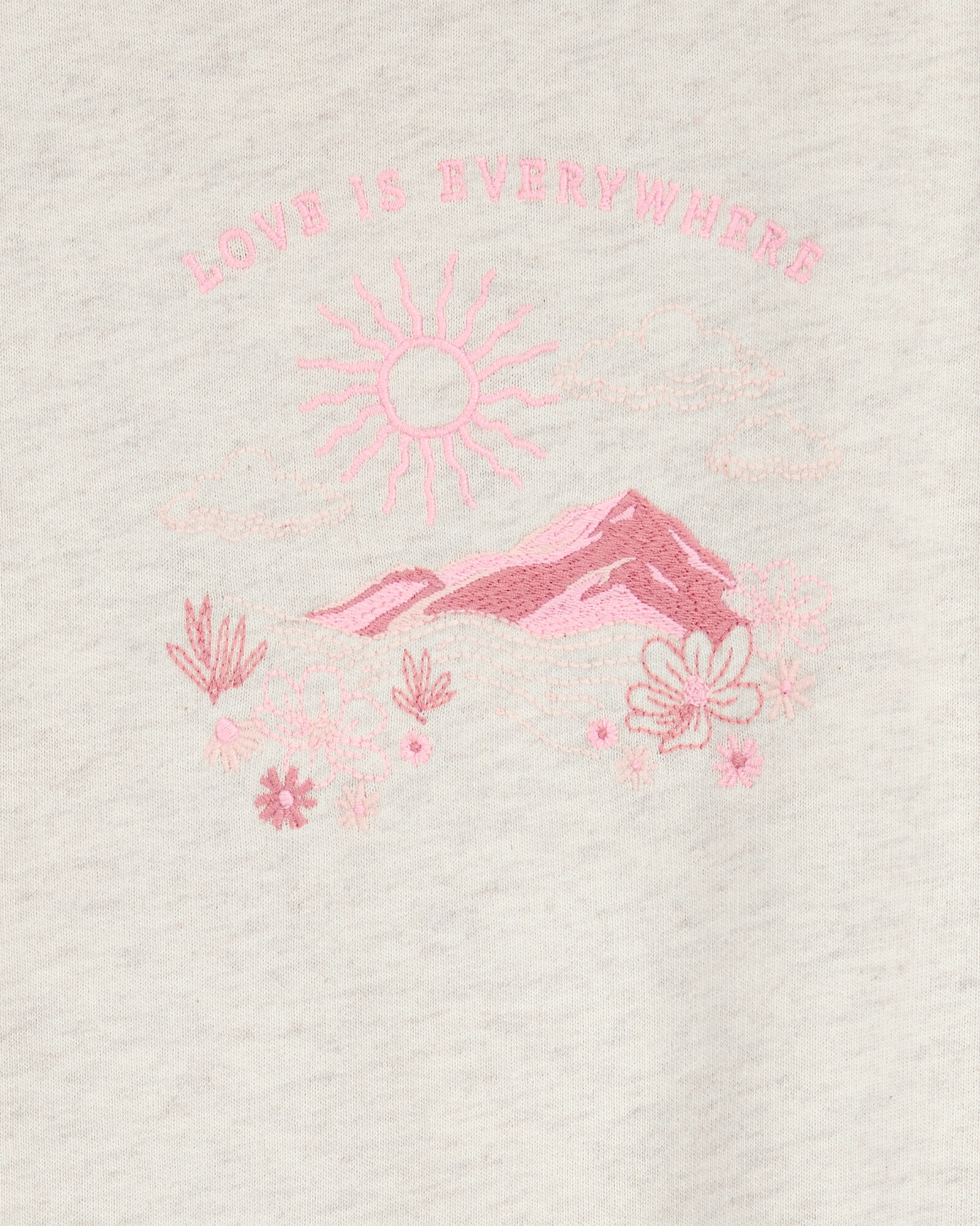 Buzo de algodón, estampado Sin color