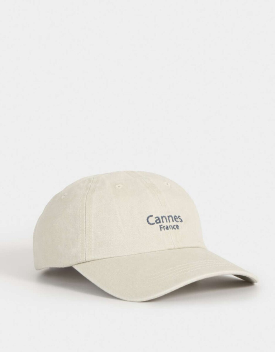Gorra Denim ''cannes'' - Blanco Crudo 