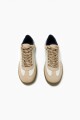 Zapatilla combinada beige