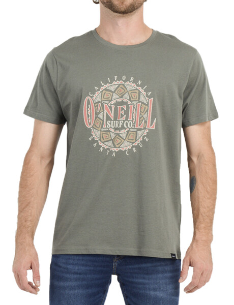 Remera O'Neill Pacific Ritual Verde Fantasma