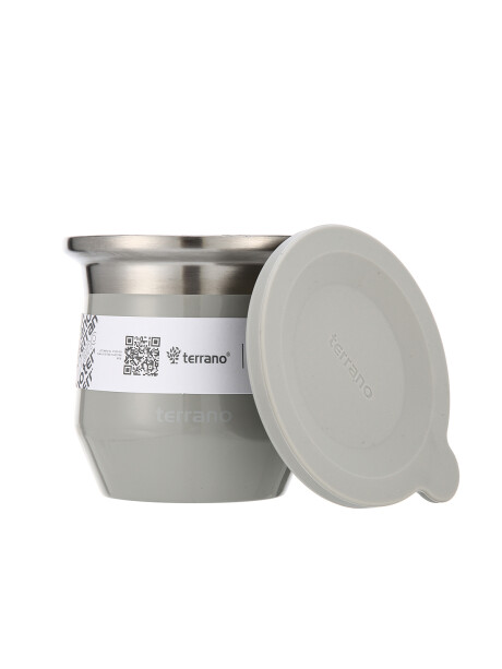 Mate Acero Flap - Metalizado Oliva