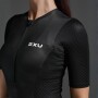 Trisuit Running Aero Hex Sleeved Trisuit Mujer Black/white
