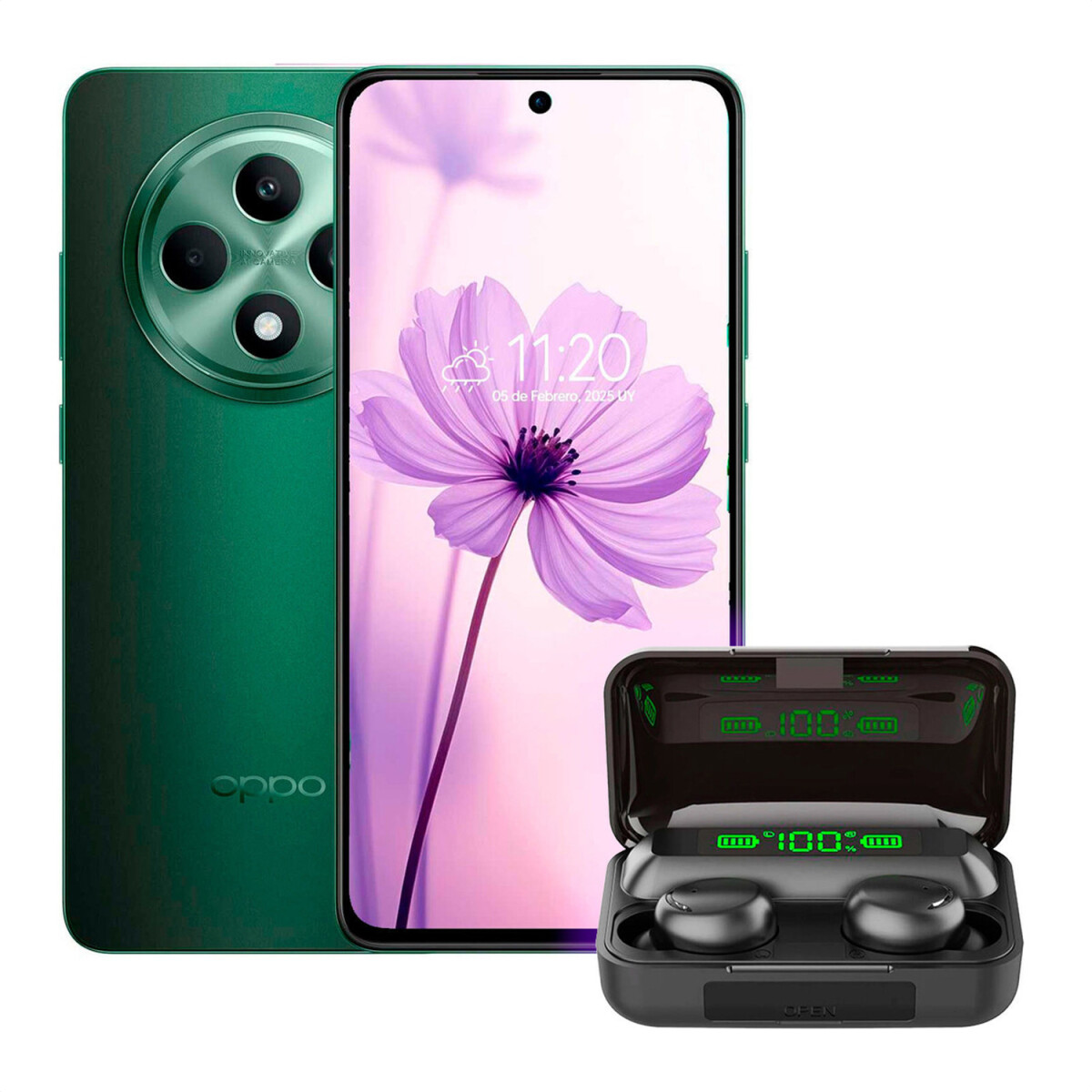 Oppo Reno12f 12/256gb 5g + Regalo - VERDE 