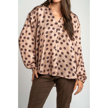 Camisa Lunares Rosa