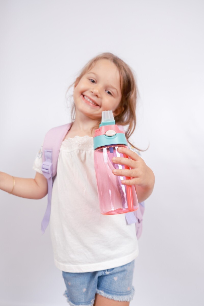 Botella de agua infantil - Rosa 