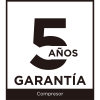 5 años de garantía compresor