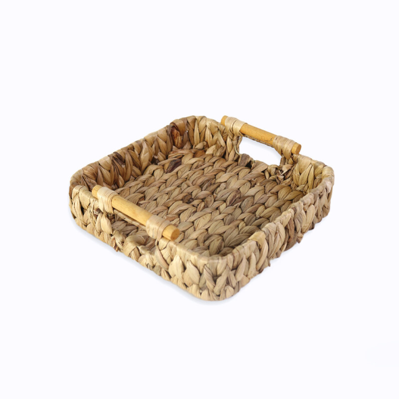 BANDEJA CUAD YUTE 24X24X11CM PEQ Unica