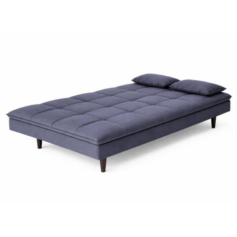 SILLON SOFACAMA LIVERPOOL con asiento reclinable en tela suede con cojines - Gris Titanio SILLON SOFACAMA LIVERPOOL con asiento reclinable en tela suede con cojines - Gris Titanio