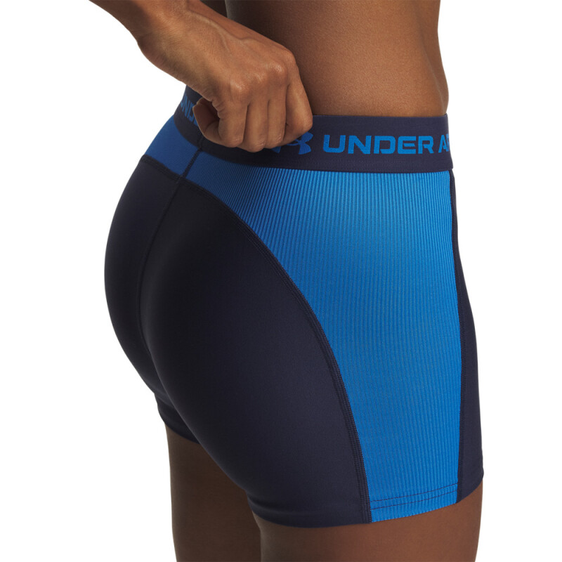 UA HG Rib Shorty-BLU BLU-403