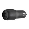 Cargador Rápido Auto Belkin 37W Dual (USB-C y USB-A) Cargador Rápido Auto Belkin 37W Dual (USB-C y USB-A)