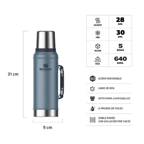 Termo Stanley Classic 940ml con tapón cebador HammertoneLake