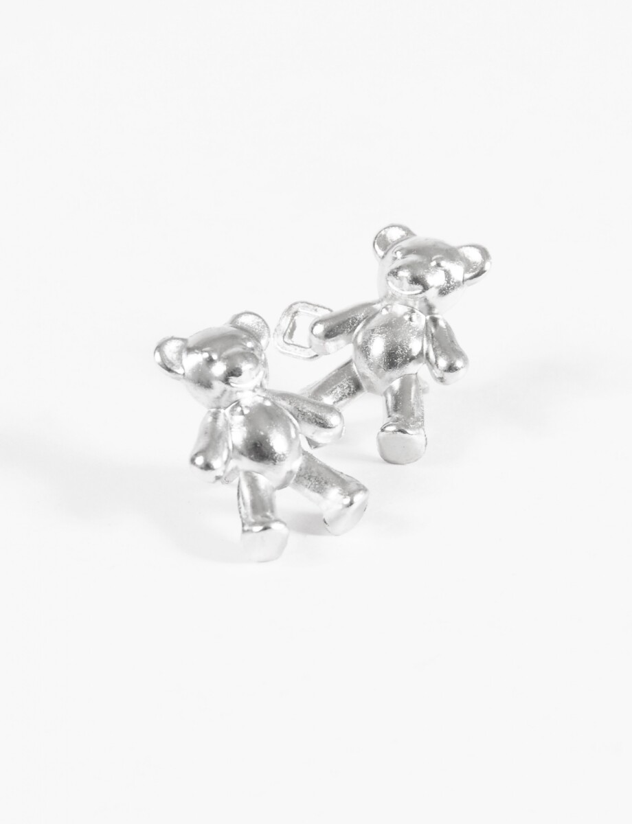 Boton de cintura teddy - plateado 