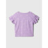 BF SS RFL SLV PRINT TOP LILAC SURGE