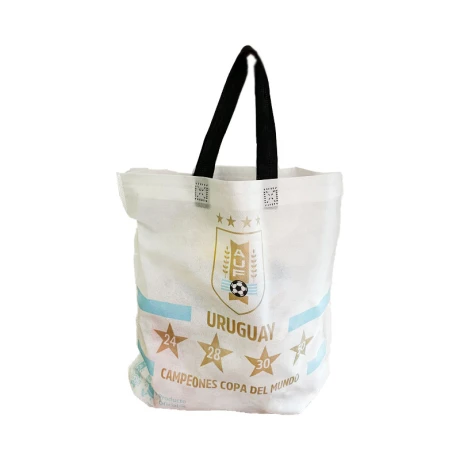 Bolsa para mandados Uruguay Mundial 45X40cm (10cm de muelle) Bolsa para mandados Uruguay Mundial 45X40cm (10cm de muelle)