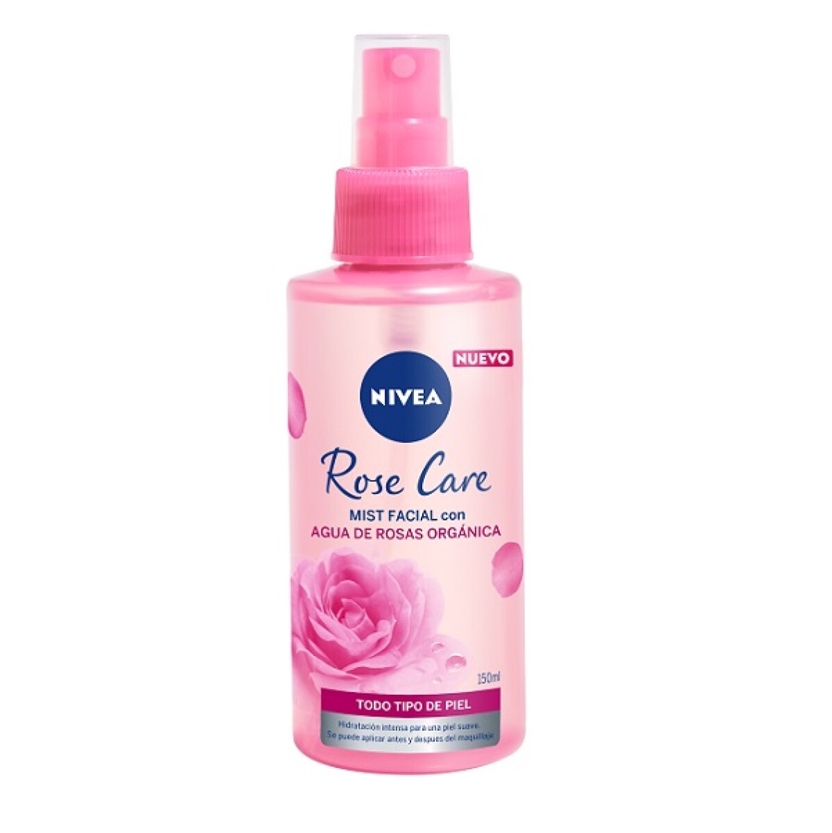 Bruma Facial Refrescante Nivea Rose Care 150 Ml. 