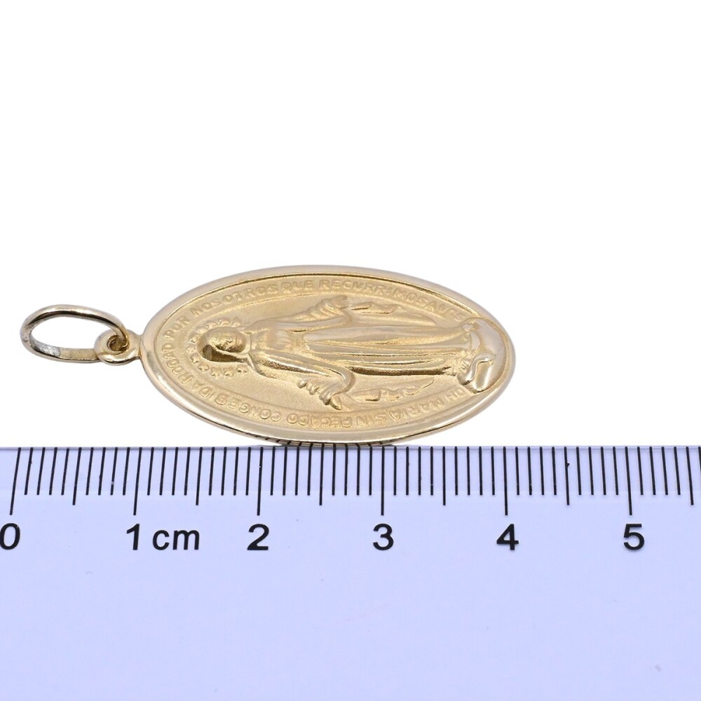 Medalla oro 18k virgen milagrosa. Medalla oro 18k virgen milagrosa.