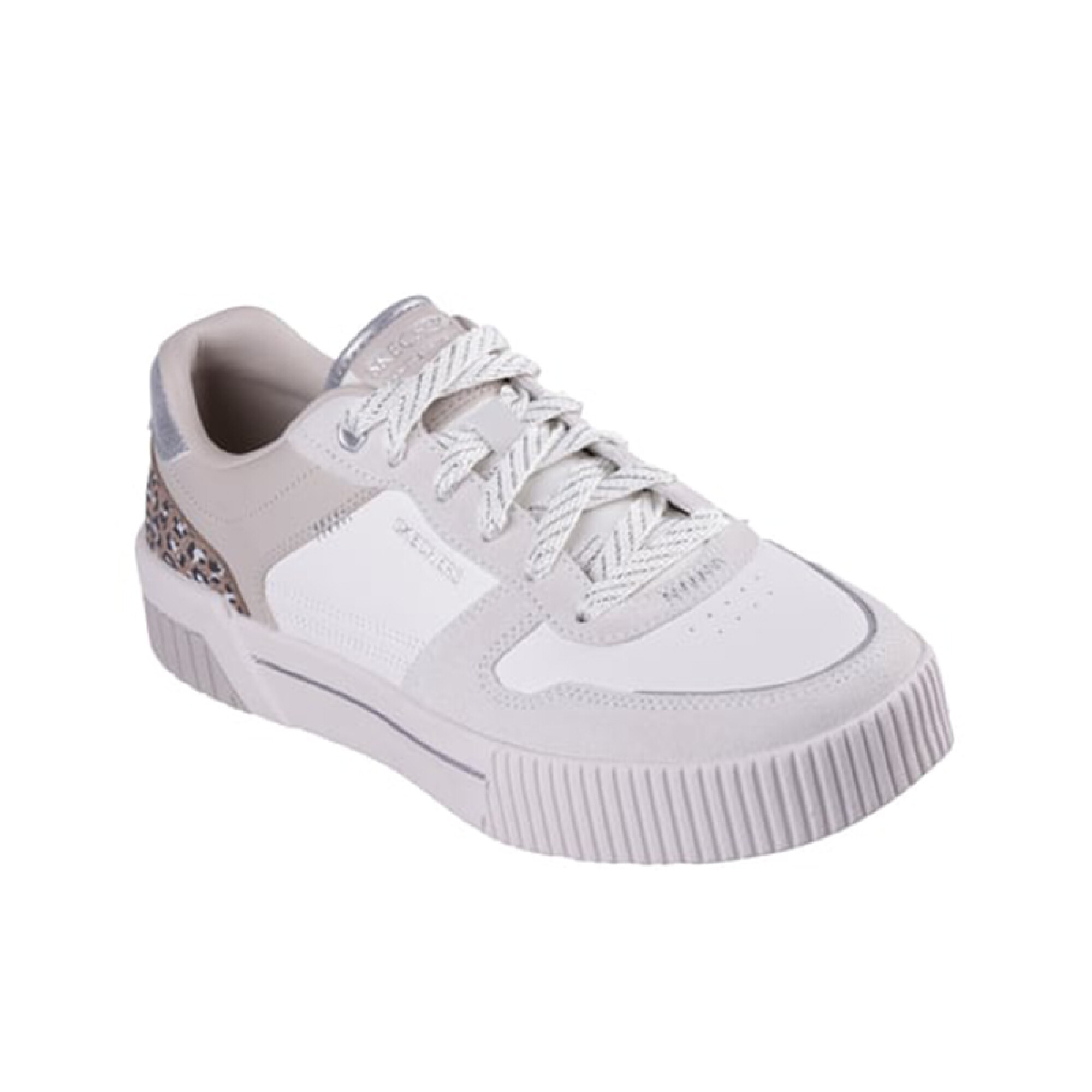 Classy-Trueです¨̮ )/ Championes Jade - Lustrous Luxury - Blanco — Skechers